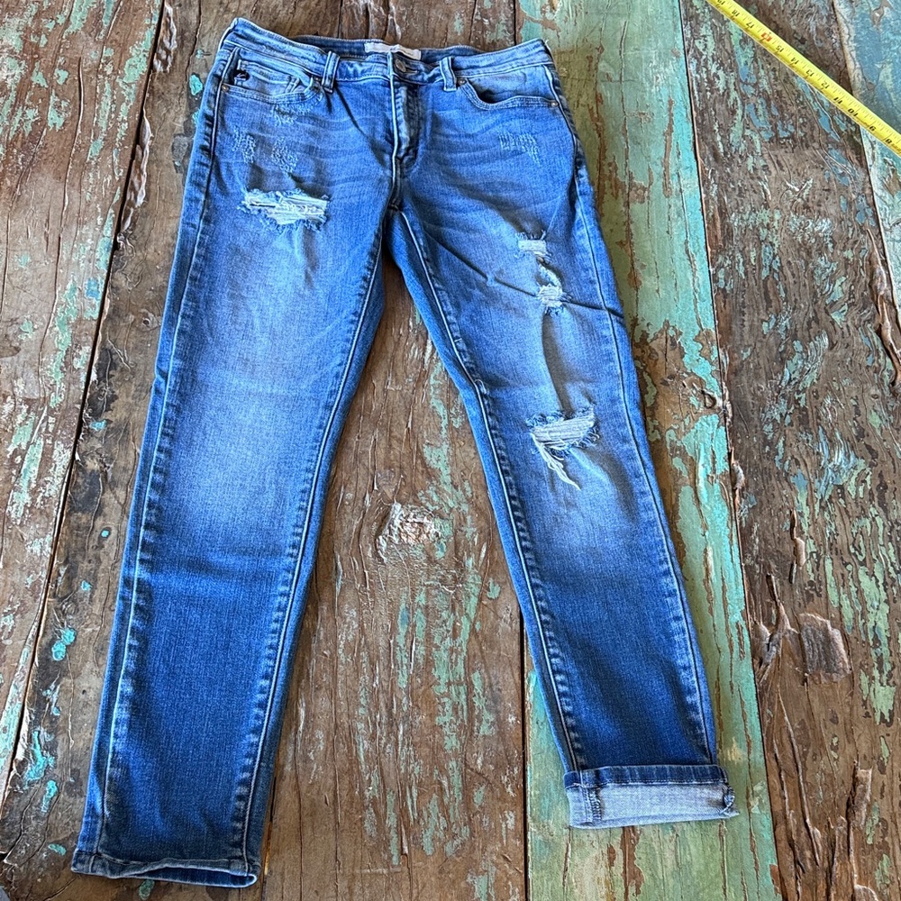 KanCan Ripped Blue Skinny Jeans